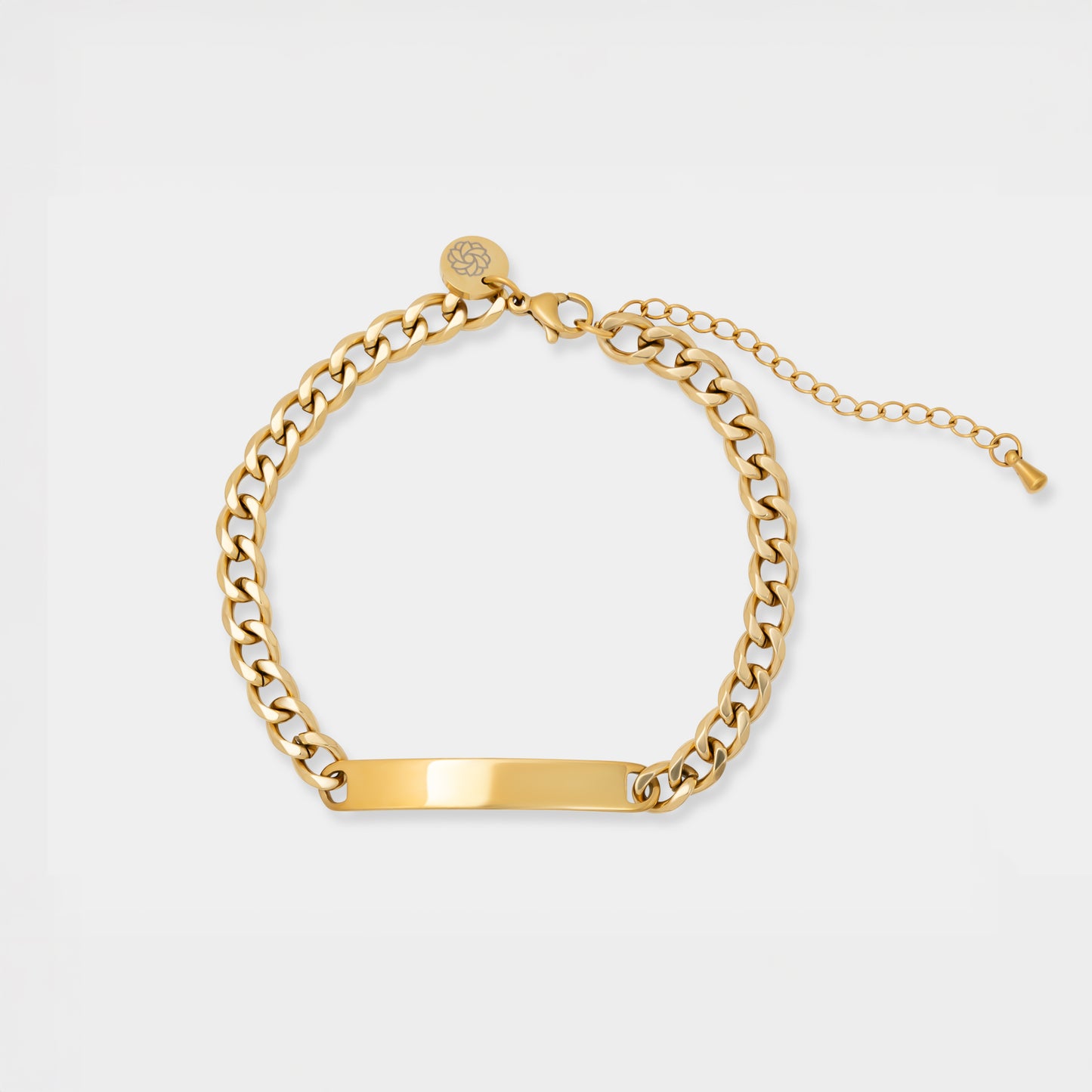 Heritage Engravable ID Bracelet - Gold