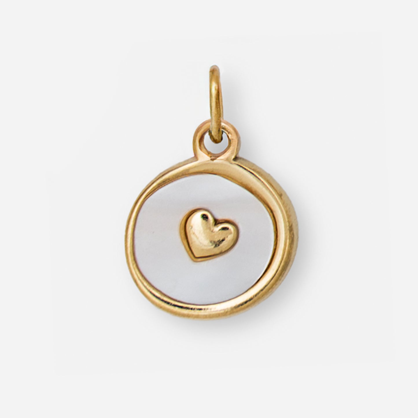 Disc Heart Charm