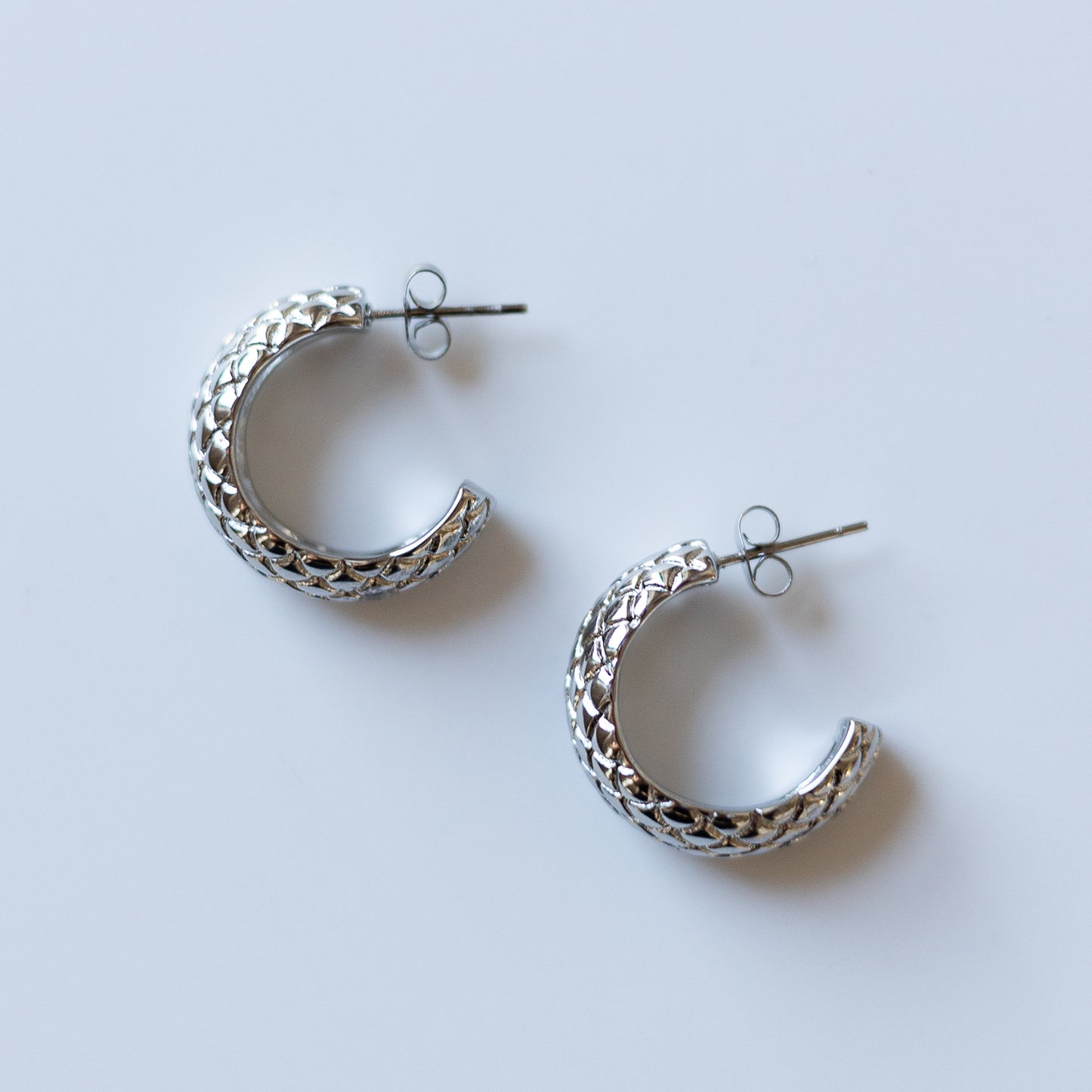 Snake Hoop Earrings
