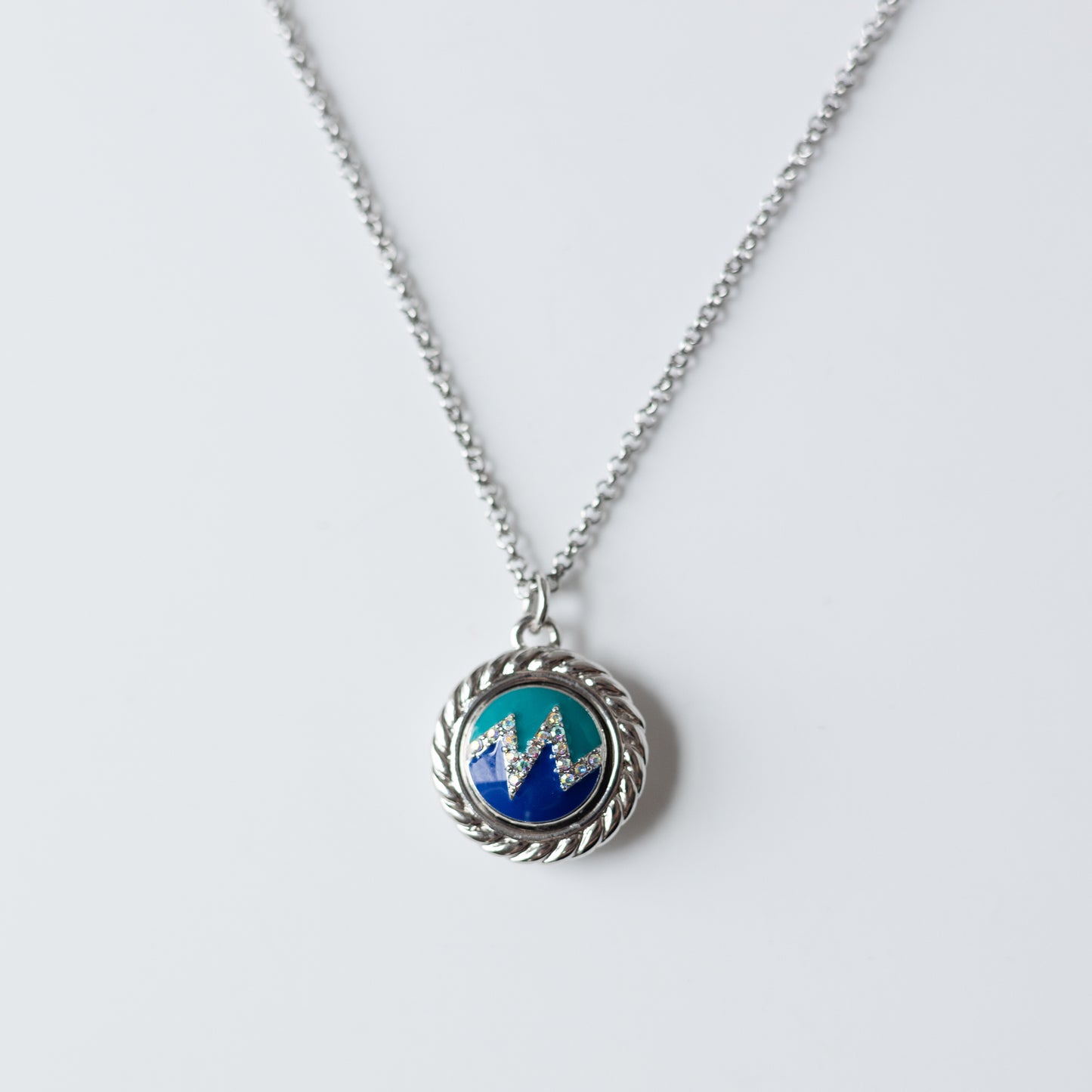 Blue-Teal Zig Zag Original