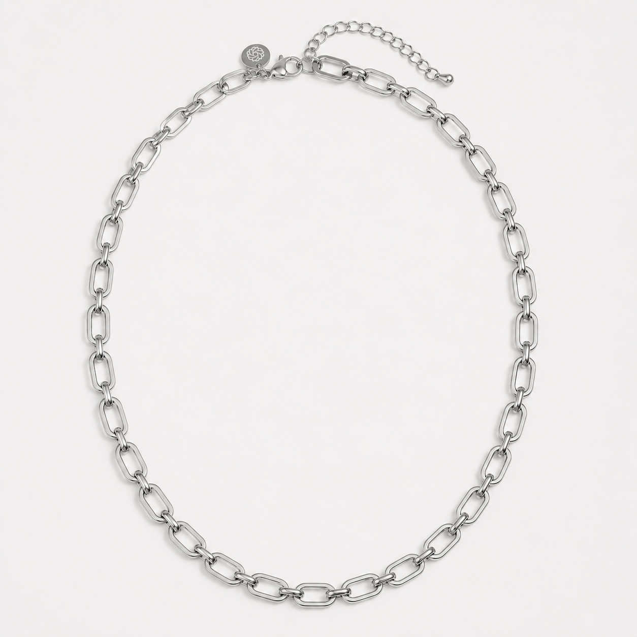 Arlo Link Necklace - Silver
