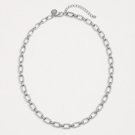 Arlo Link Necklace - Silver