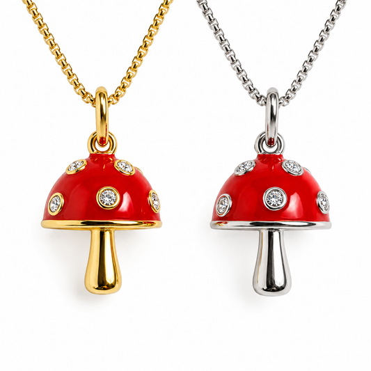 Mushroom Pendant Charm