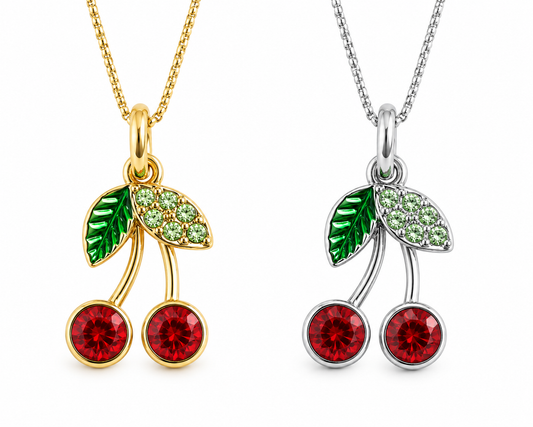 Crystal Cherry Charm