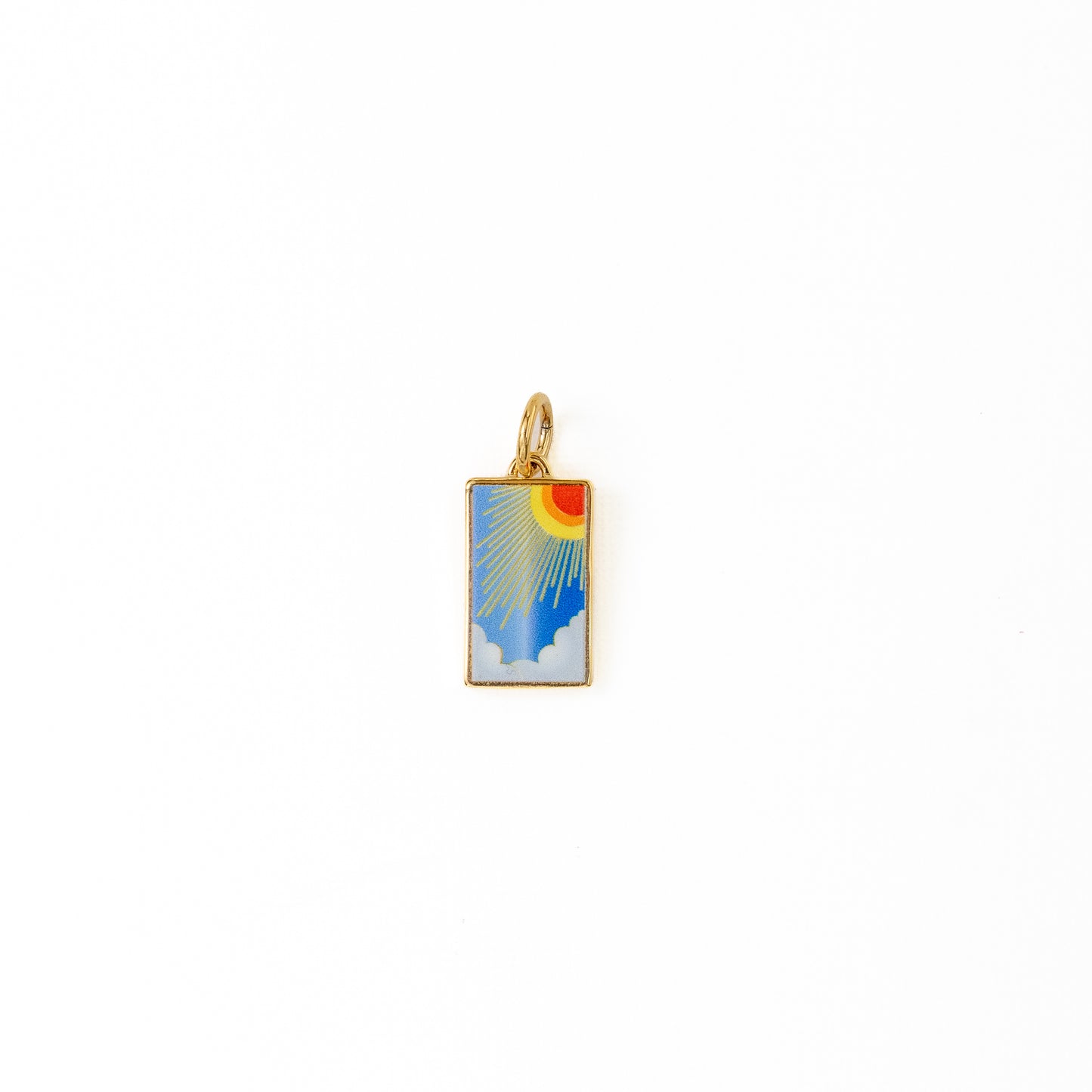 Sunlight Tag Charm - Gold