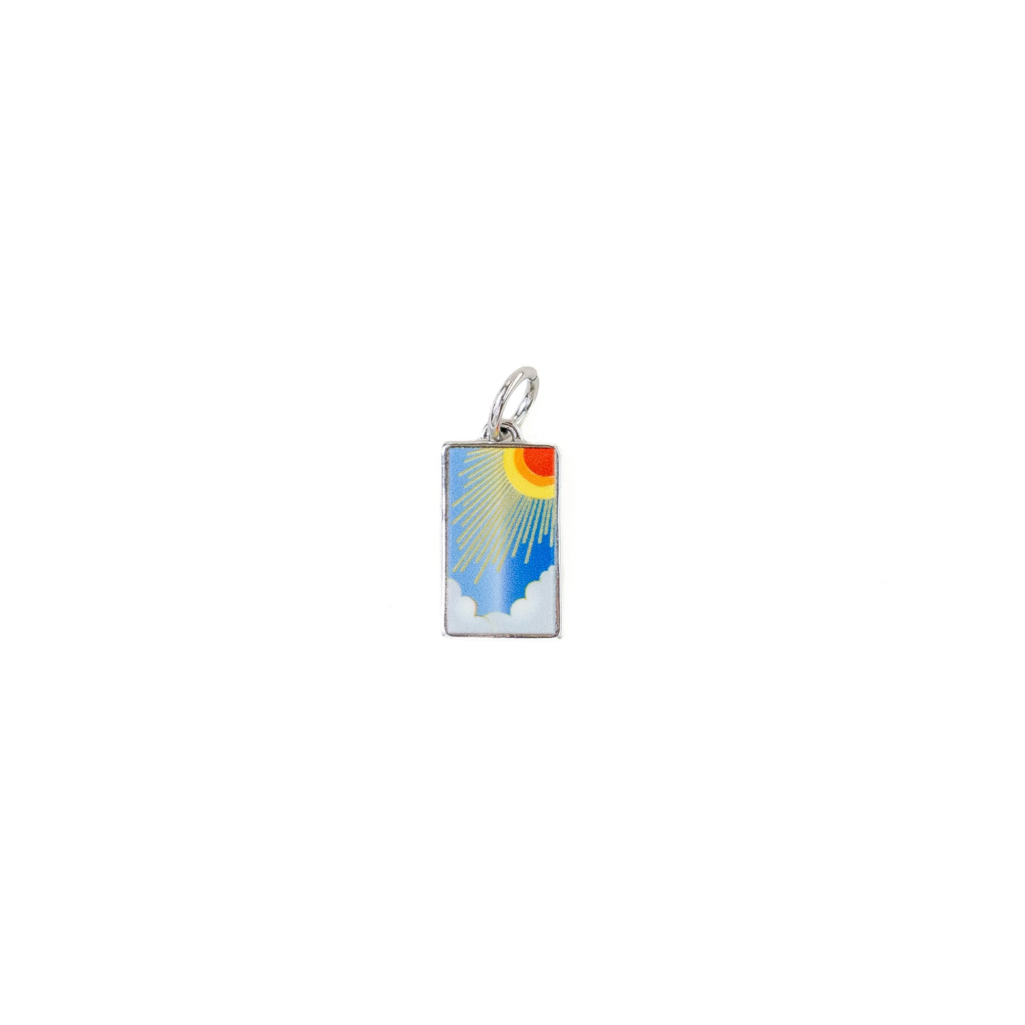 Sunlight Tag Charm - Silver