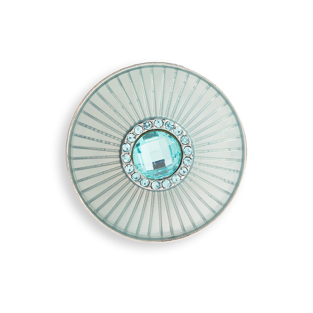 Aquamarine Statement Dot