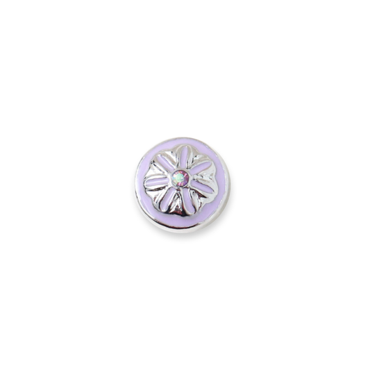 Violet Floral Dotlet