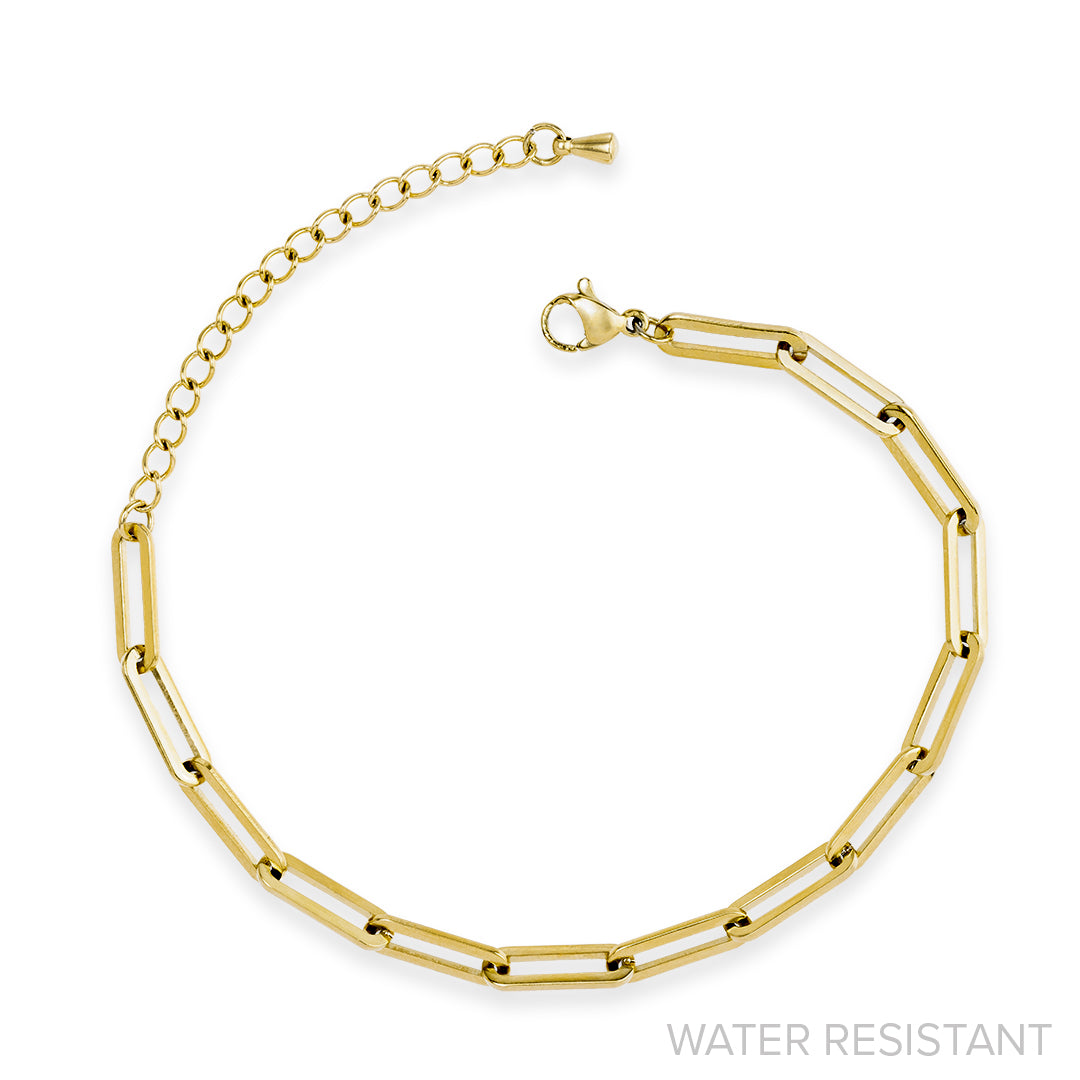 Paperclip Chain Bracelet (WR)