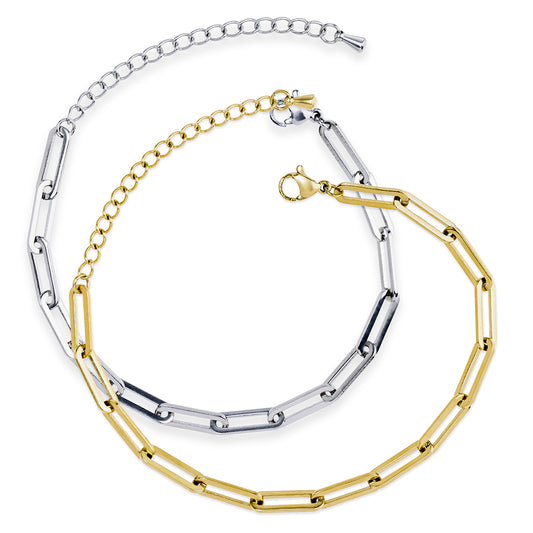 Paperclip Chain Bracelet
