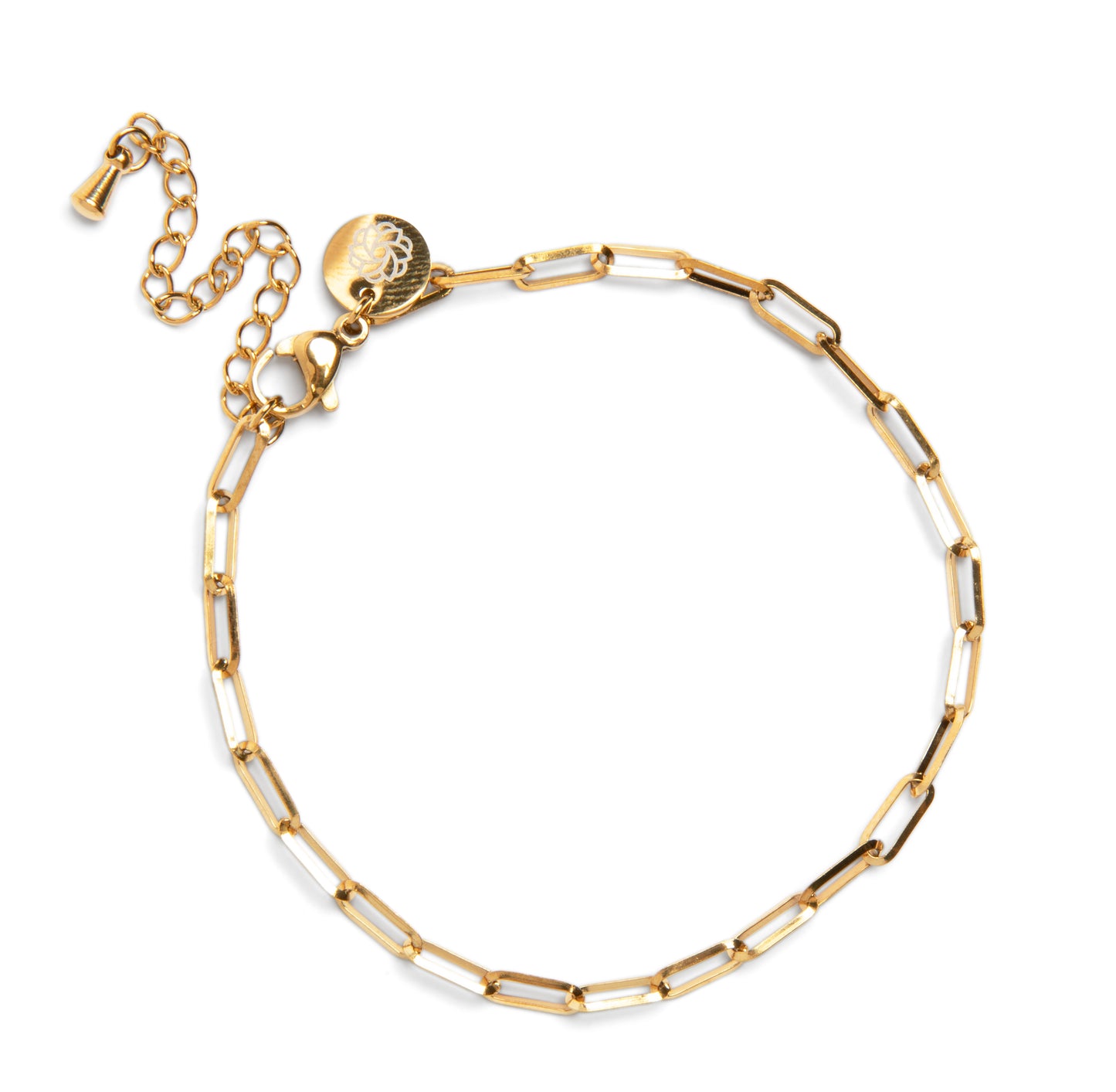 Fine Paperclip Bracelet