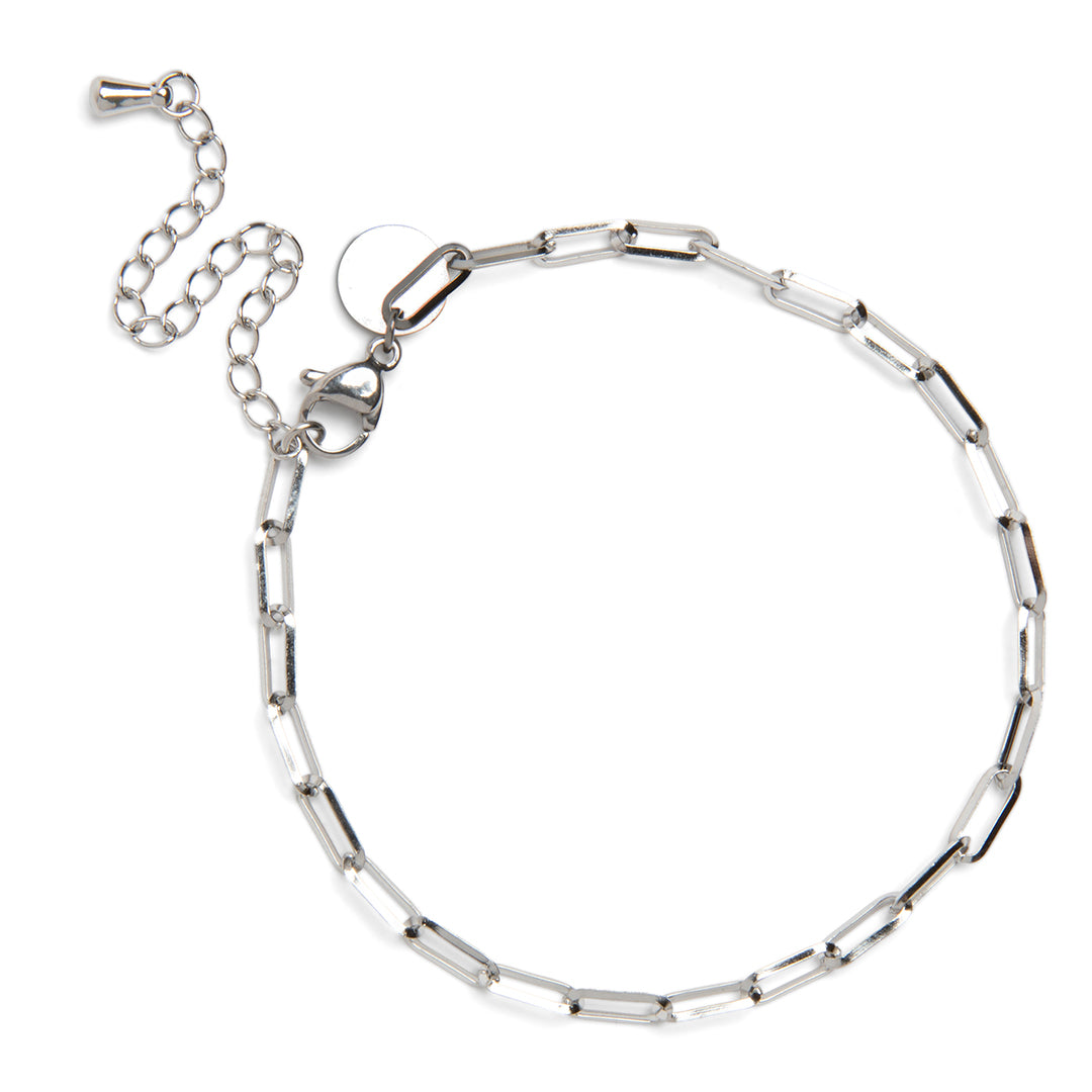 Fine Paperclip Bracelet