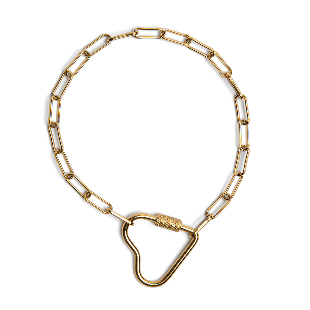 Heart Carabiner Bracelet