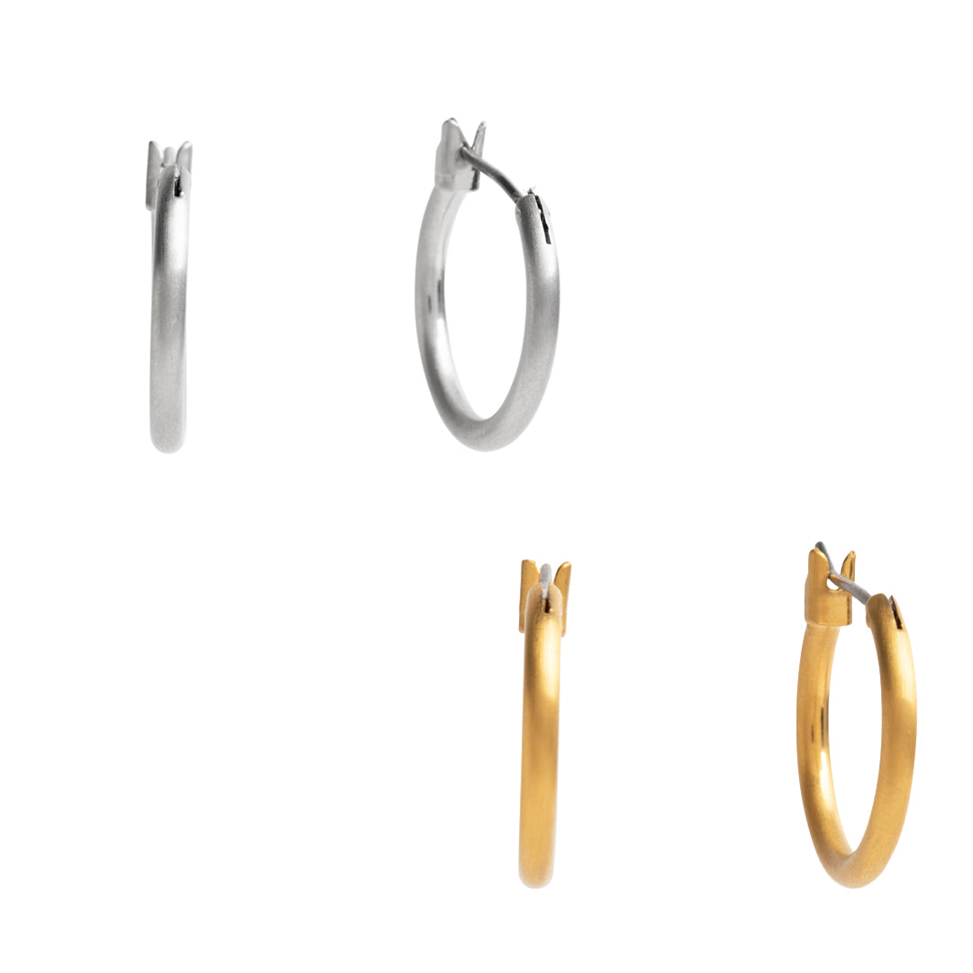 Satin Small Hoop - 18mm