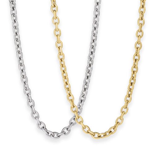 Textured Link Chain
