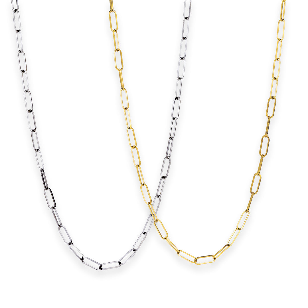 Fine Paperclip Chain