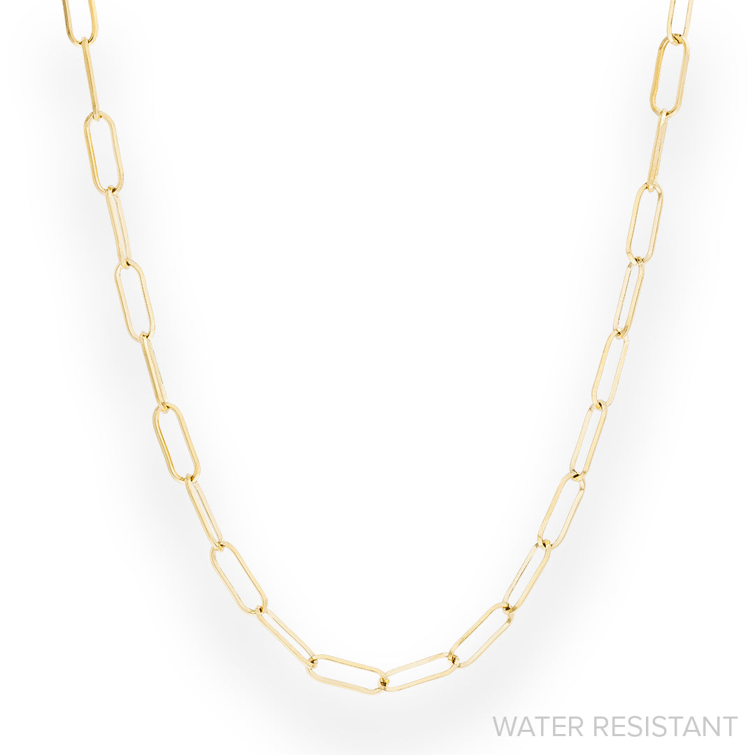 Fine Paperclip Chain 20" (WR)