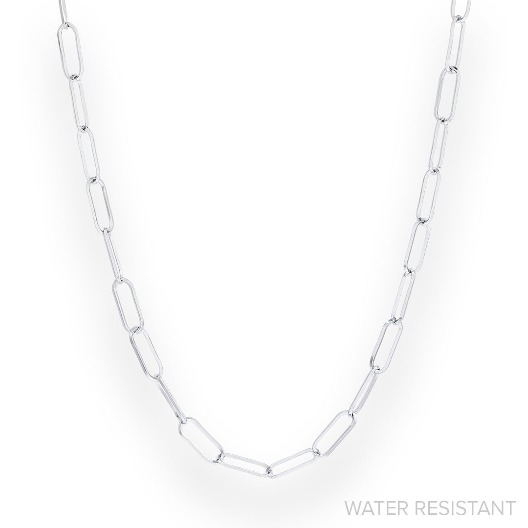 Fine Paperclip Chain 20" (WR)