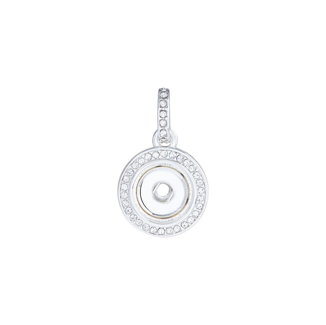 Bling pendant for interchangeable snap jewelry