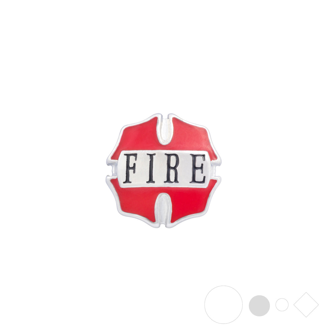 Fireman jewelry for necklace & bracelet snap charnms